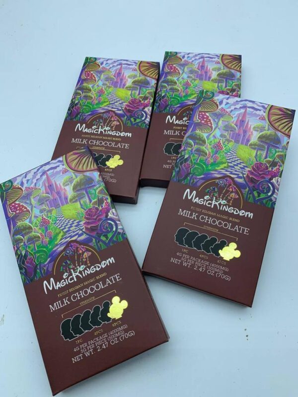 magic kingdom mushroom chocolate bar